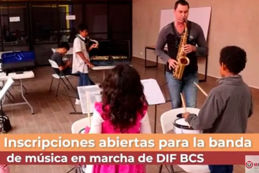Niños y niñas podrán aprender a tocar saxofón, entre otros instrumentos. Foto: IERT.