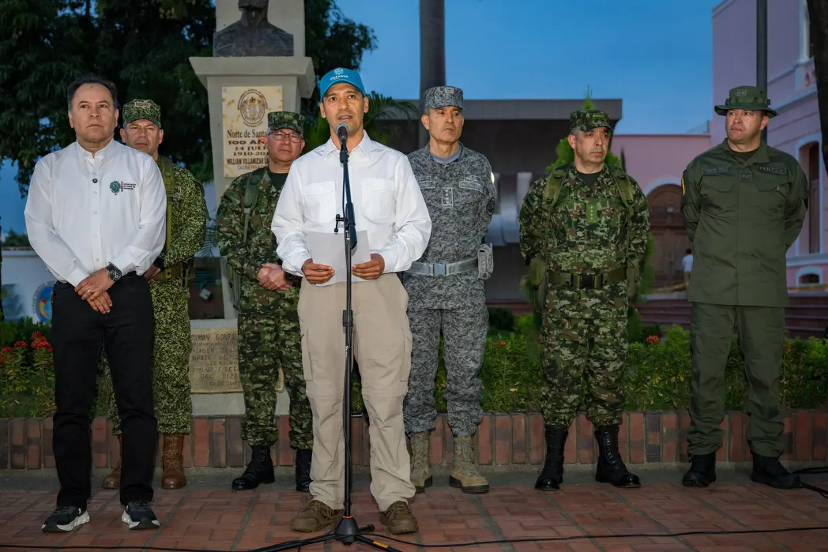 Ministro de Defensa de Colombia, Pedro Sánchez Suárez. Créditos: X (@mindefensa)