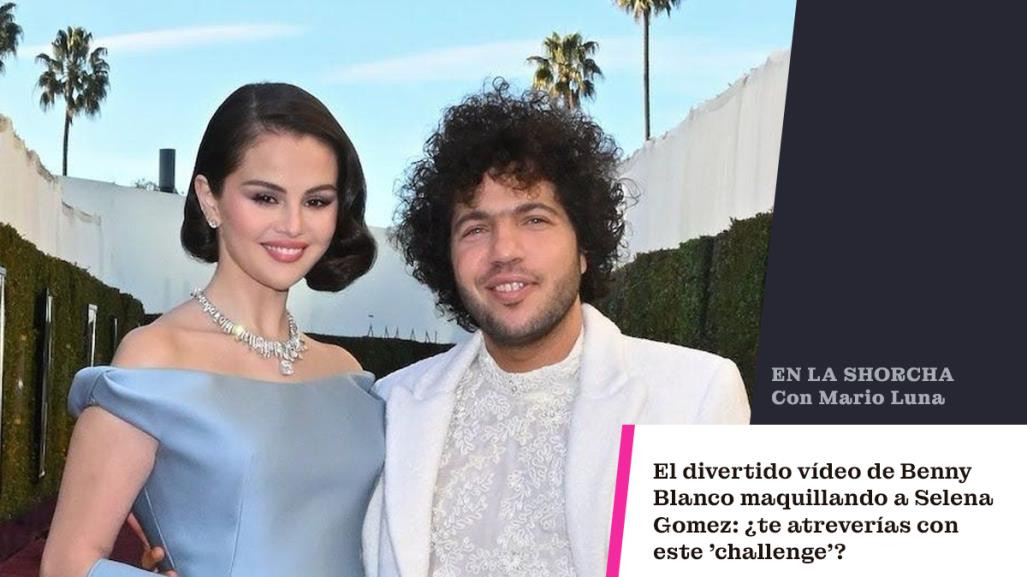 El divertido vídeo de Benny Blanco maquillando a Selena Gomez: ¿Te atreverías con este challenge?