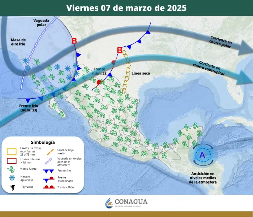 Frío en Coahuila para este viernes 7 de marzo / Foto: Subsecretaría de Protección Civil del Estado