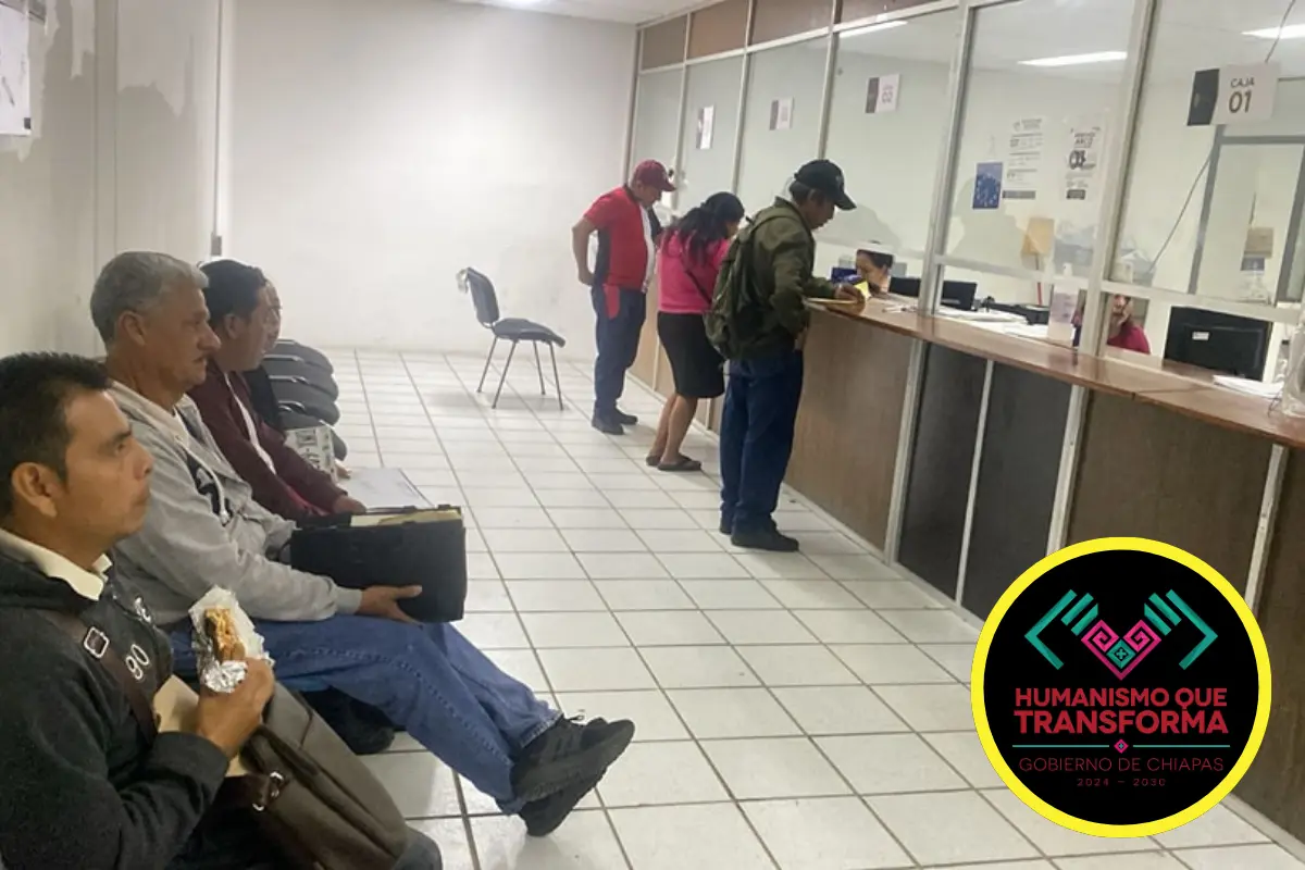 Las oficinas de recaudación en Chiapas no aplicarán el recorte de jornada laboral los viernes. Foto: Gobierno de Chiapas