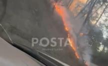 Incendio forestal en la Sierra de Santiago moviliza a rescatistas