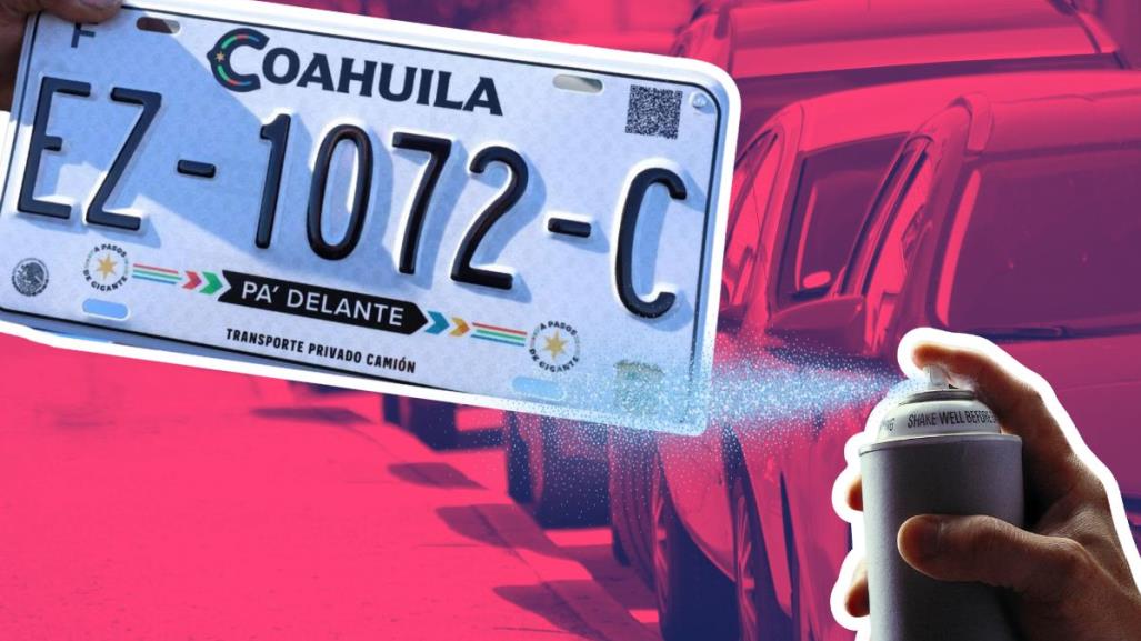 Placas vehiculares en Coahuila: ¿qué pasa si dañas las láminas de tu auto? 