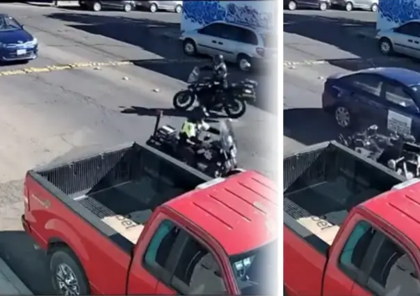 VIDEO | Policía vial es arrollado por estudiante de una Escuela de Manejo