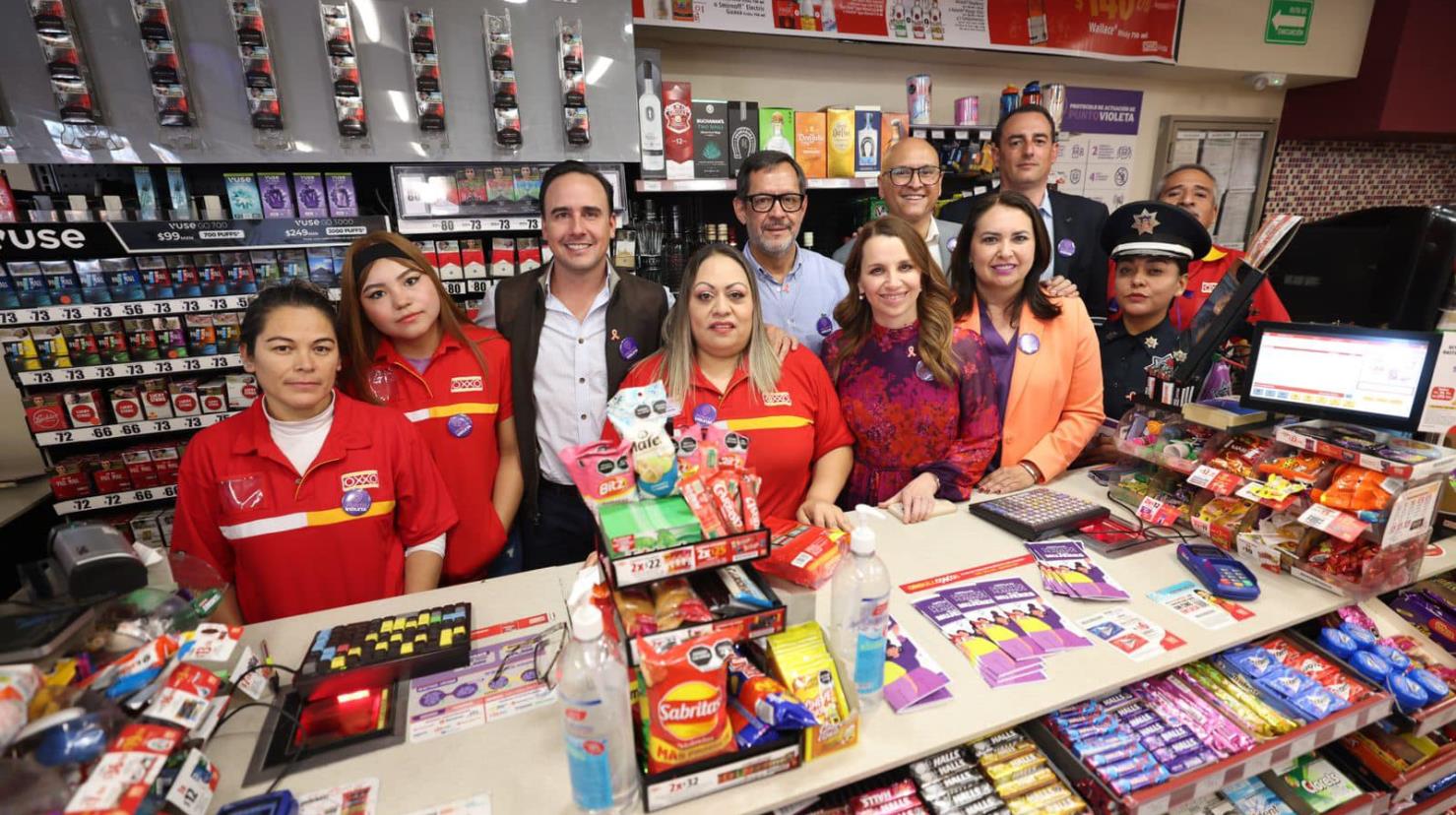 Puntos violeta llegan a Ramos. Foto de gobierno.