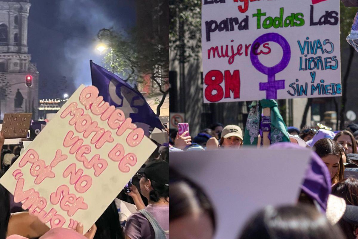 Marcha conmemorativa por el Día Internacional de la Mujer 8M I Foto Pexels I Canva