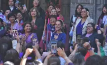 Claudia Sheinbaum encabeza la conmemoración del Día Internacional de la Mujer en Palacio Nacional