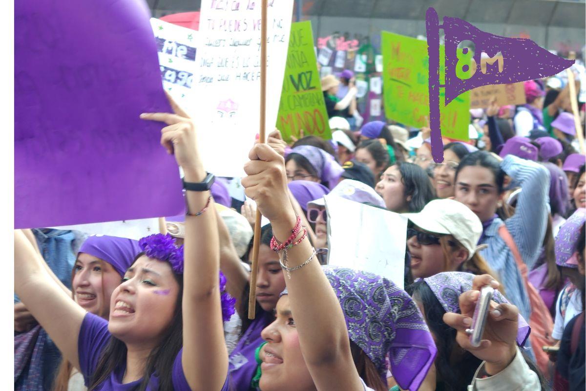 Marcha conmemorativa 8M2025 I Foto: Laura Ávila I Canva