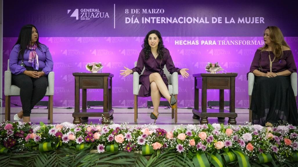 Zuazua conmemora el 8M con conversatorio sobre violencia de género y derechos de las mujeres