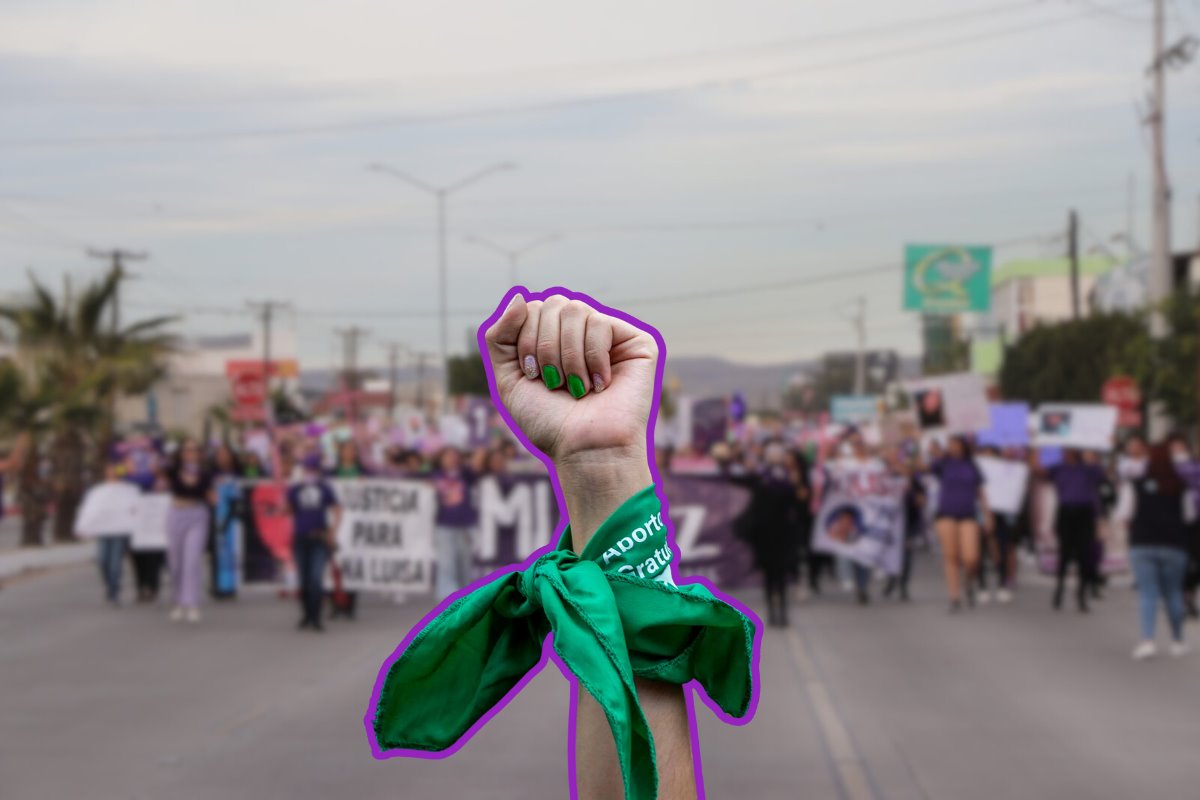 ¿Qué tener en cuenta al marchar el 8M en La Paz? Foto: Canva/Alberto Cota POSTA BCS.