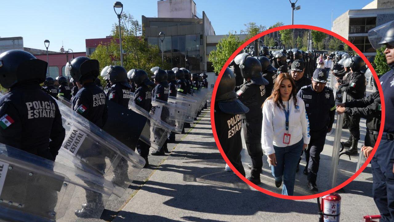 Marcha 8M2025: CODHEM vigila protocolos de seguridad en el Edomex. Foto: @MyrnaGarciaMx