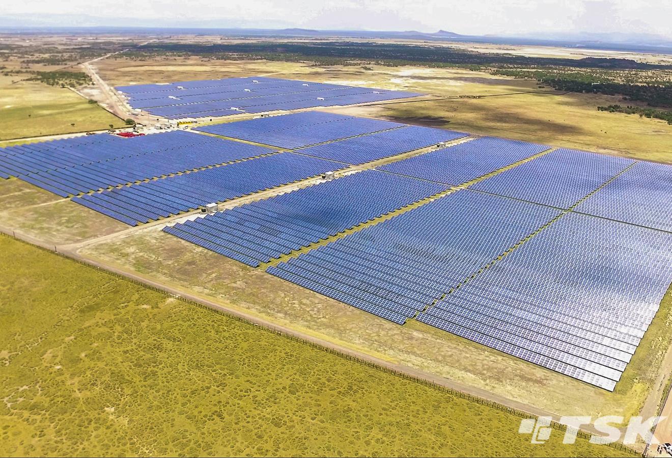 Complejo Fotovoltaico Las Ánimas, en Durango | Foto: Grupo TSK, grupotsk.com