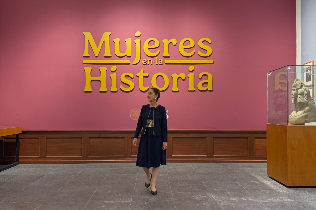 El salón Mujeres en la Historia conmemora su participación en  las luchas sociales en México. Foto: Gob. de México