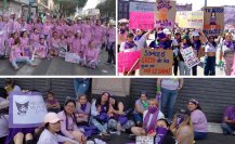 Miles de mujeres marcharon al Zócalo de CDMX, para conmemorar el Día Internacional de la Mujer