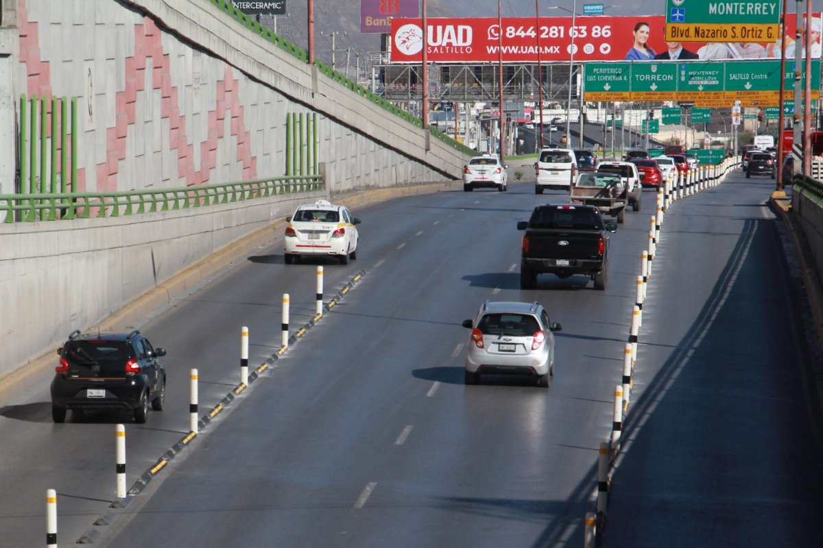 El nuevo esquema de circulación busca optimizar el flujo vehicular y disminuir los congestionamientos./Fotos: Gobierno Municipal de Saltillo