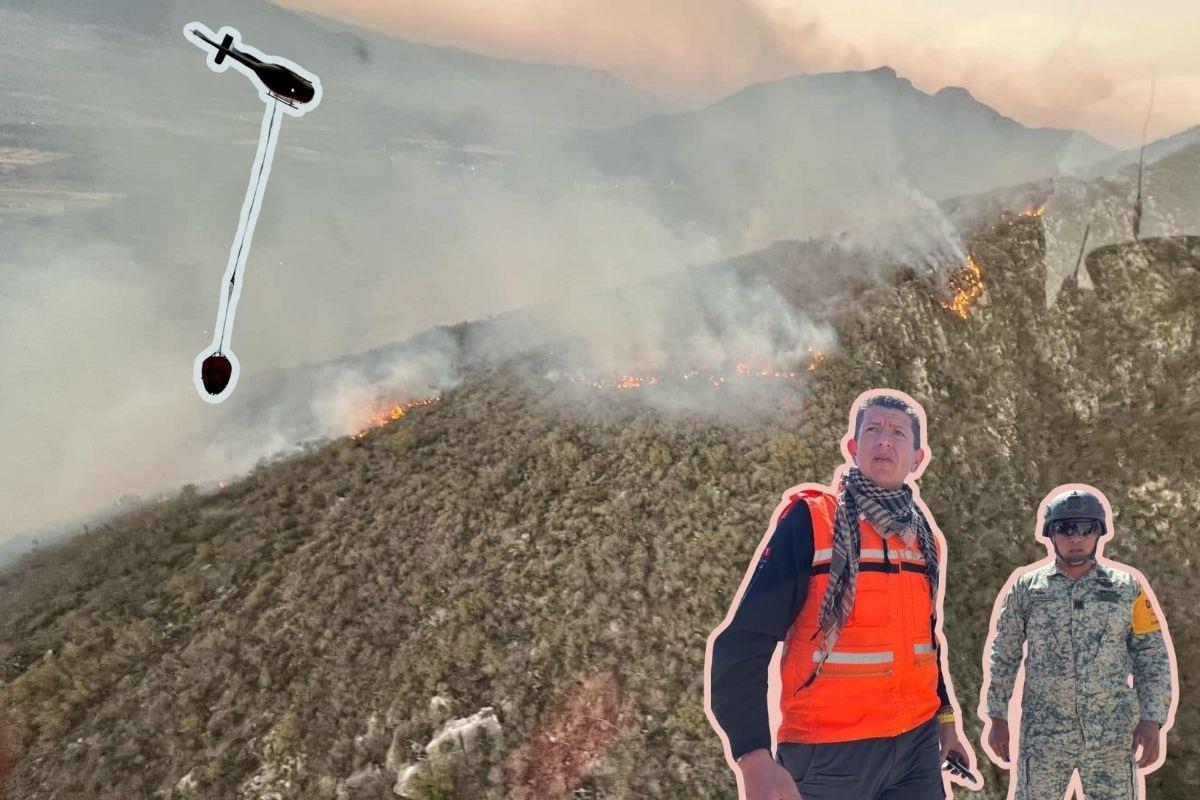 El director de Protección Civil del Estado, Erick Cavazos, destacó la importancia de seguir medidas preventivas para evitar incendios. Foto: Protección Civil de Nuevo León