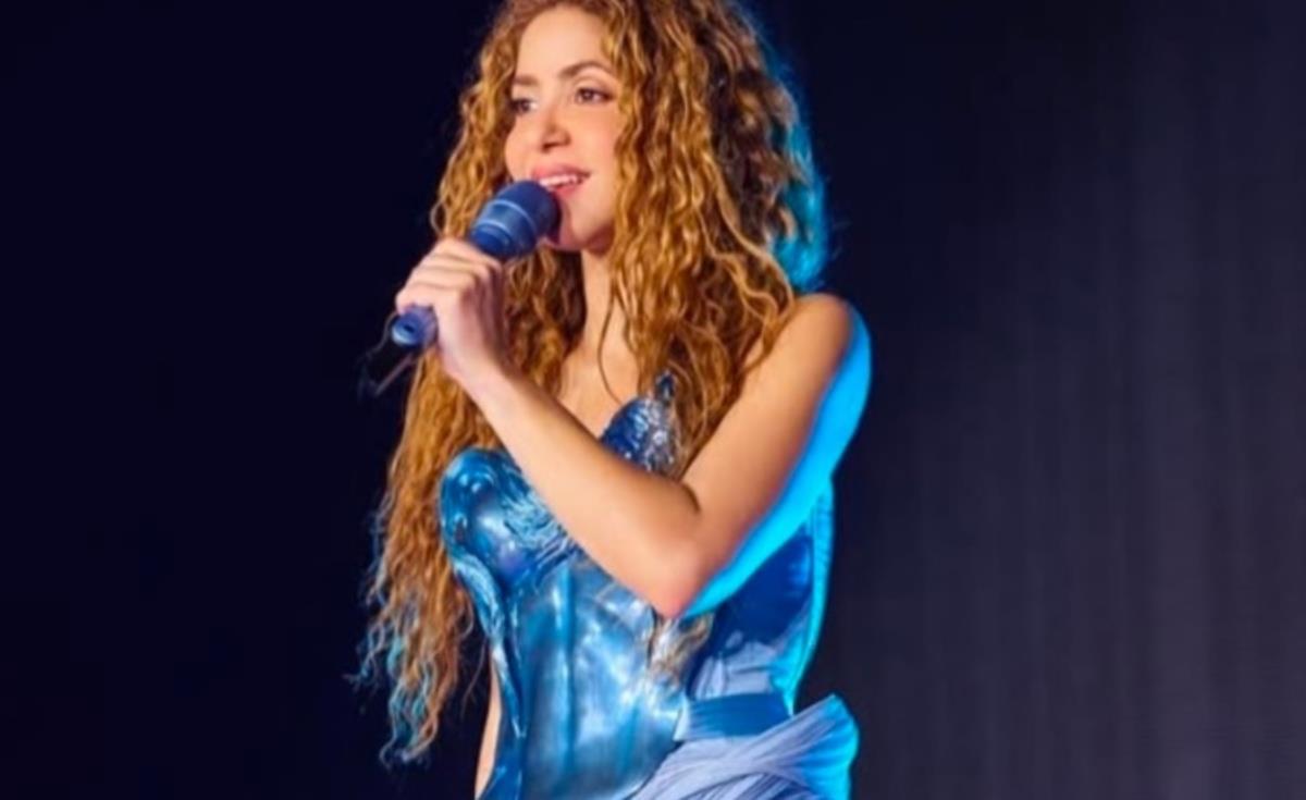 Shakira le dedica su éxito “Antología” a sus hijos durante su concierto en Argentina Foto: IG Shakira