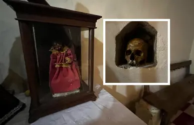 El templo que expone un cráneo humano y está a 15 minutos de la ciudad de Durango 