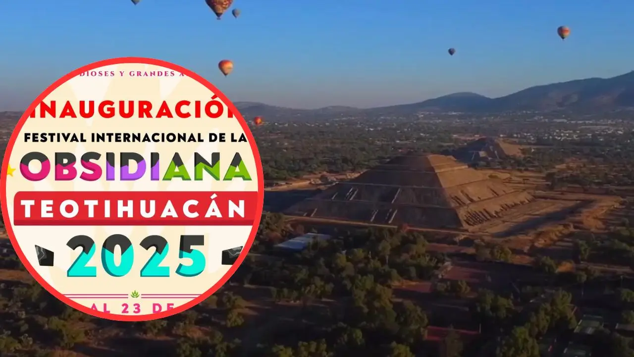 ¡Conoce el legado de Teotihuacán! Festival Internacional de la Obsidiana 2025. Foto: Nelly Carrasco Godínez/Festival Internacional de la Obsidiana Teotihuacán 2025