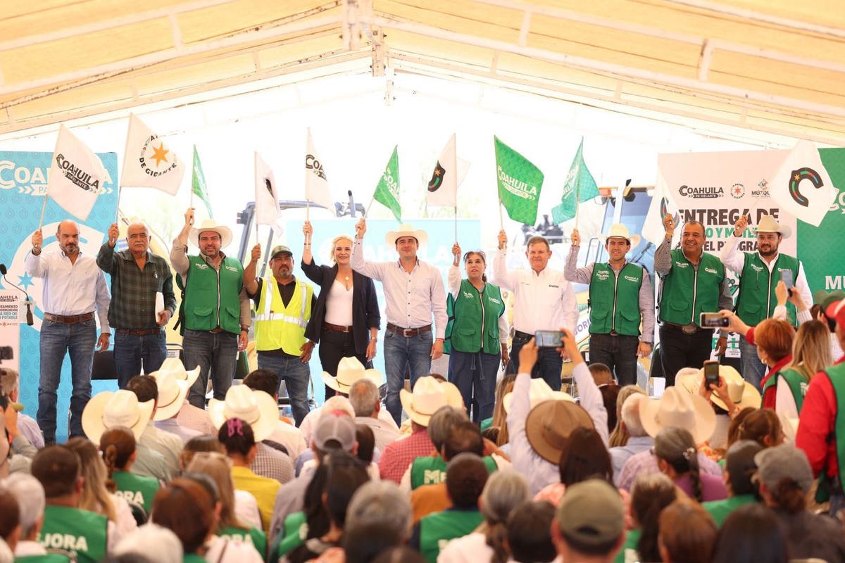 Destacan obras para Múzquiz en el marco de su centenario / Foto: Gobierno de Coahuila