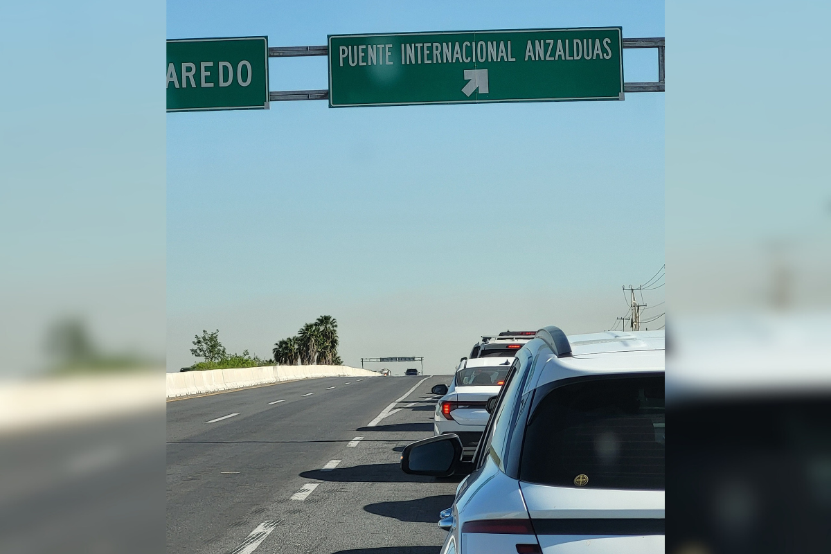 Los puentes internacionales entre México y Texas presentan tiempos de espera variables este lunes 10 de marzo. Foto: Redes sociales 