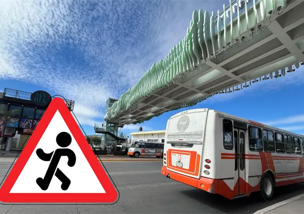 Puentes peatonales en Durango no sirven para su propósito 