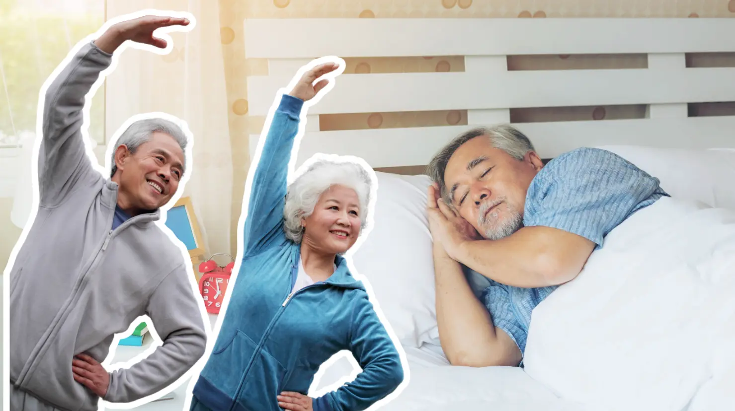 Si tienes más de 60 años, este ejercicio te ayudará a dormir mejor. Foto: Canva.