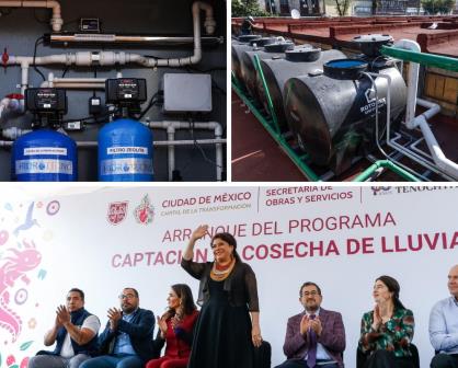 CDMX impulsa captación de agua de lluvia en Mercados Públicos