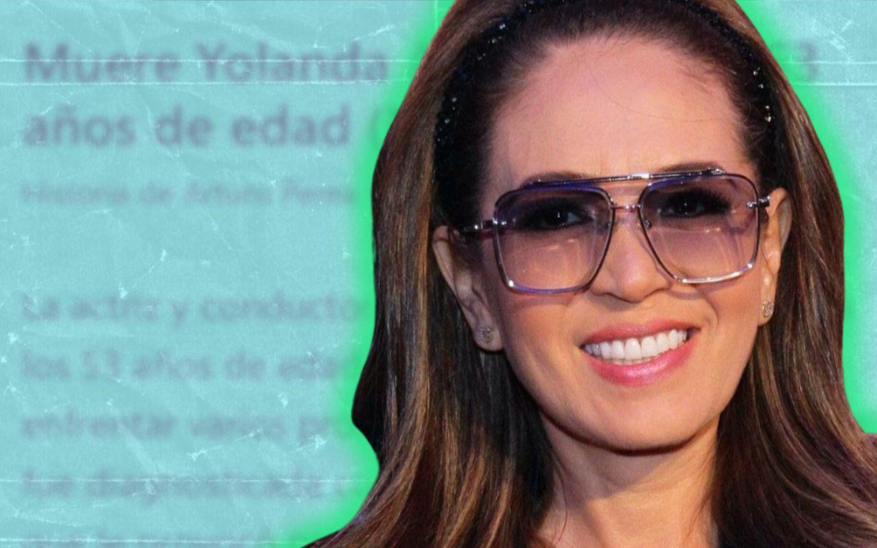 La revista Quién cometió el error de publicar una nota informativa sobre el fallecimiento de Yolanda Andrade, noticia que fue rápidamente desmentida por la productora de la actriz. FOTO: CANVA/IG: @univision