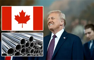 Donald Trump sube a 50% aranceles en aluminio y acero para Canadá por represalias en electricidad