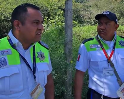 Denuncian y graban extorsión de agentes de tránsito en Naranjos, Veracruz