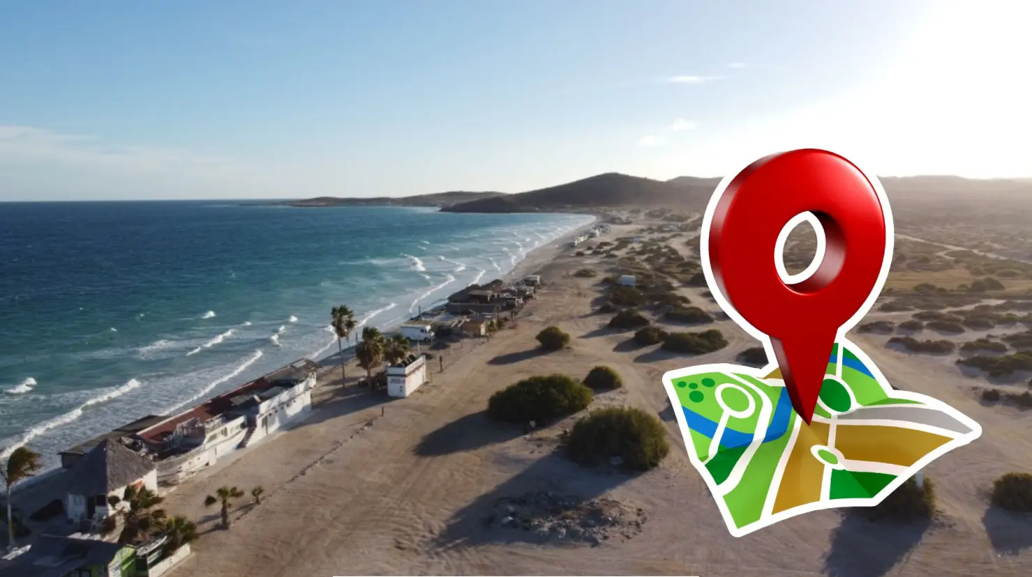 Playa El Tecolote es una de las pocas en La Paz donde se puede acampar y disfrutar de su extensa arena. Foto: Canva