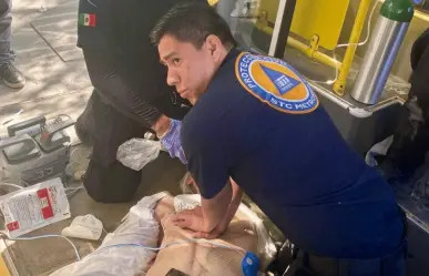 Rápida acción de Protección Civil en Metrorrey salva a persona con infarto