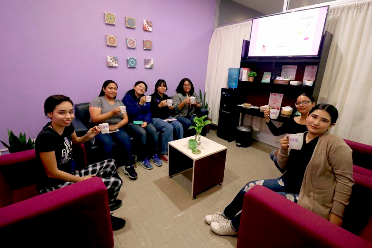 Instalaciones de la sala de descanso menstrual. Foto: UABCS.