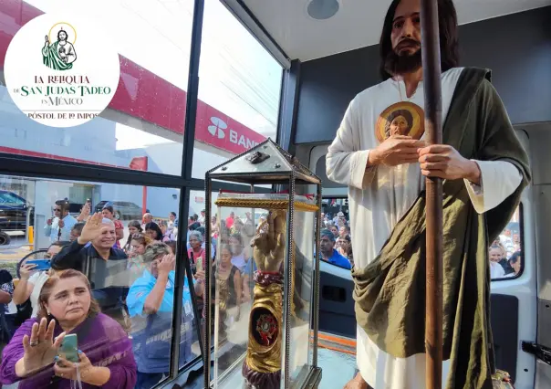 Inicia el recorrido de la reliquia de San Judas Tadeo en Tamaulipas, estas son las fechas