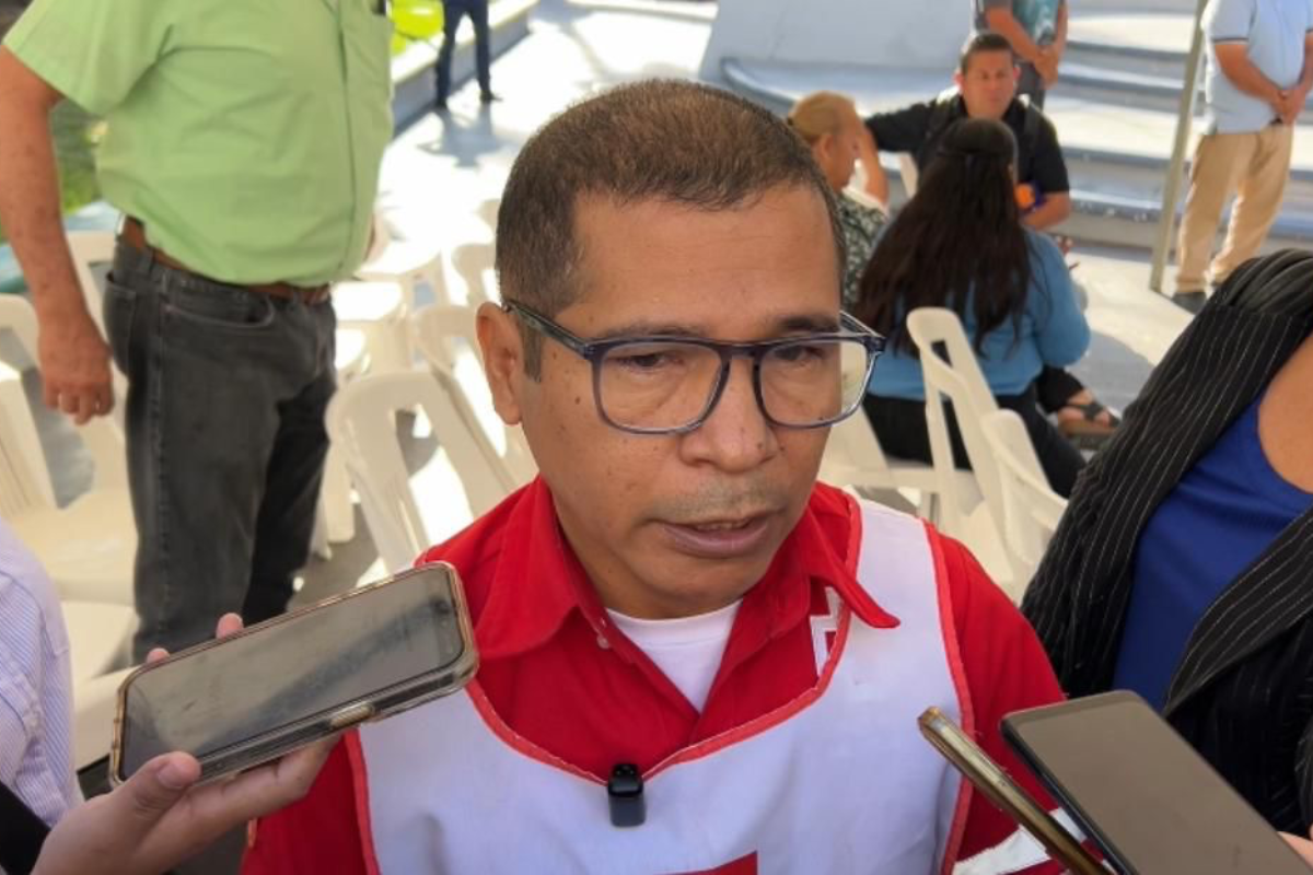 Julio Castro Ramones, coordinador de Socorros de la Cruz Roja en el sur de Tamaulipas. Foto: Axel Hassel