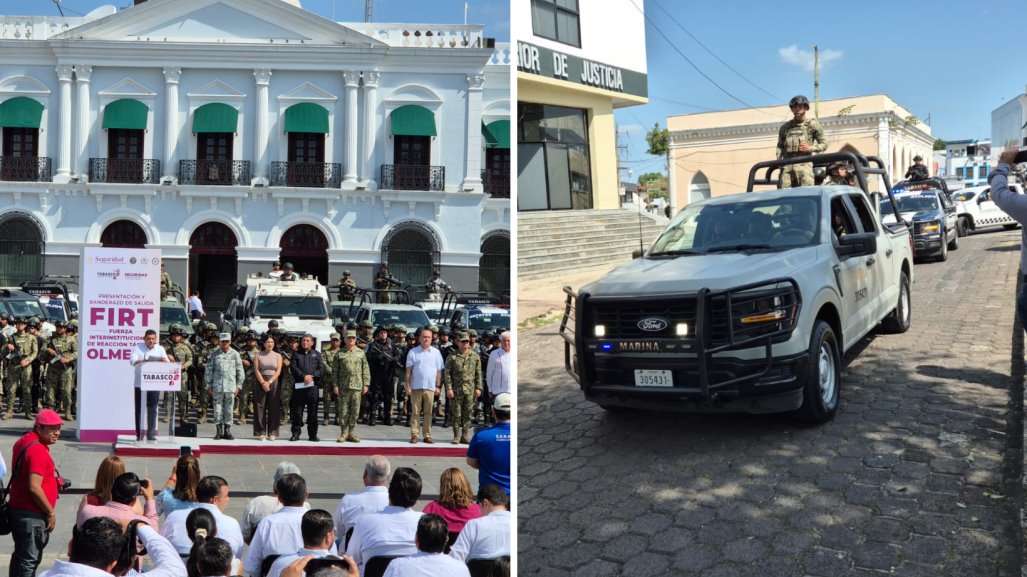 Gobierno de Tabasco presenta a las Fuerzas Especiales Olmeca; combatirán narcotráfico