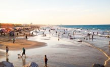 Semana Santa en playa Miramar y el operativo para resguardar a los turistas