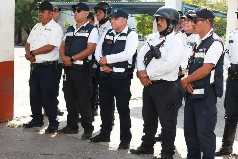 Un total de 61 de los 75 agentes de Tránsito de Victoria fueron sometidos a pruebas antidoping sorpresivas como parte de los controles de confianza de la corporación. Foto: Redes sociales