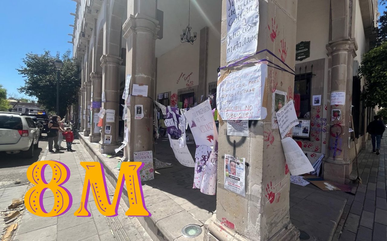 No se presentarán denuncia por daños al edificio del Tribunal. Foto: Jesús Carrillo.