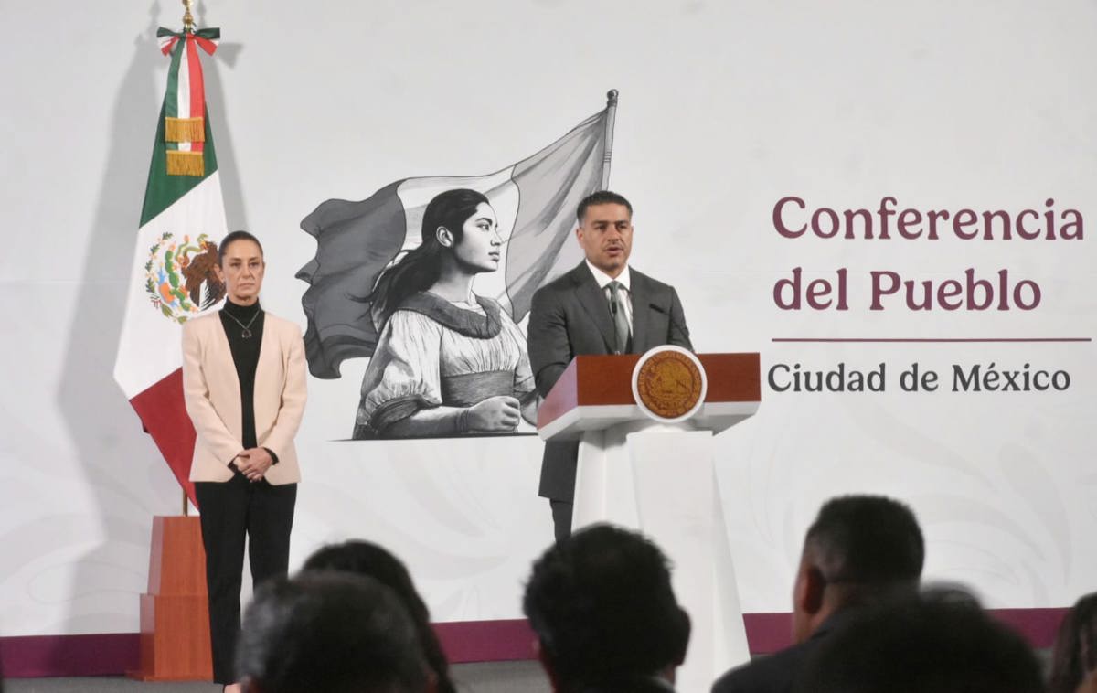 Claudia Sheinbaum y Omar García Harfuch. Foto: Enrique Pérez Huerta