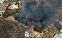 Voraz incendio consume corralón en el municipio de Juárez I VIDEO