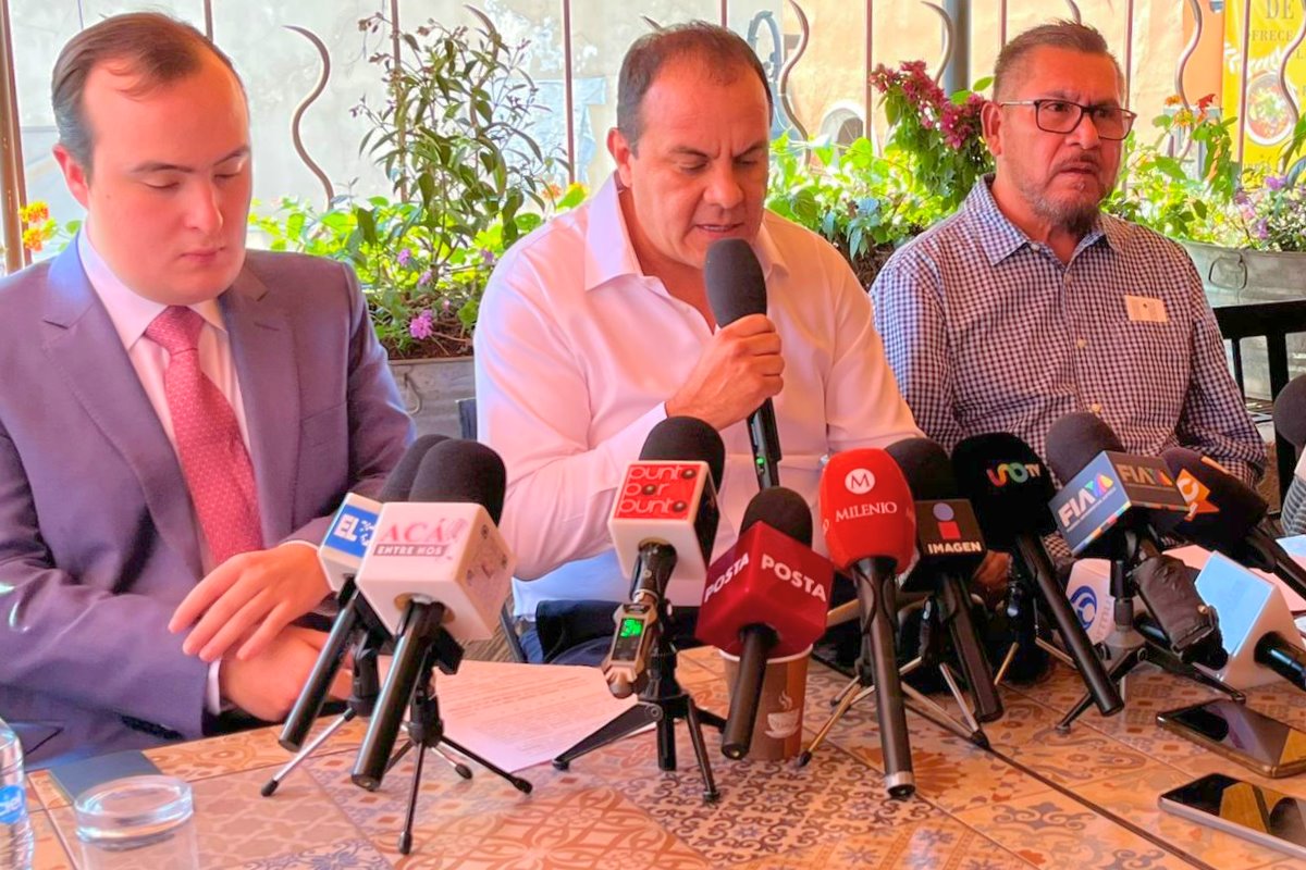 Cuauhtémoc Blanco en conferencia de prensa. Créditos: POSTA México/ David Monroy.