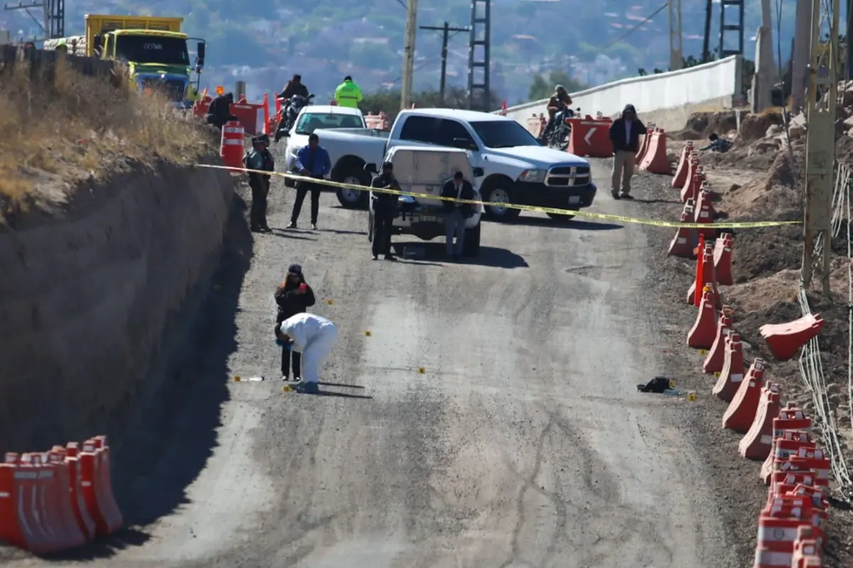 Las autoridades arribaron a la escena del crimen Foto: Jesús Padilla