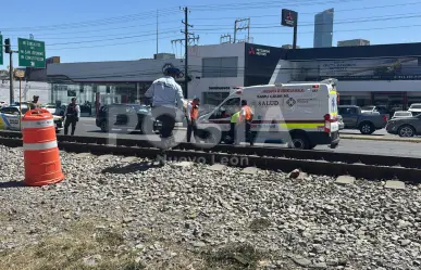 Mujer es arrollada por ferrocarril en Monterrey