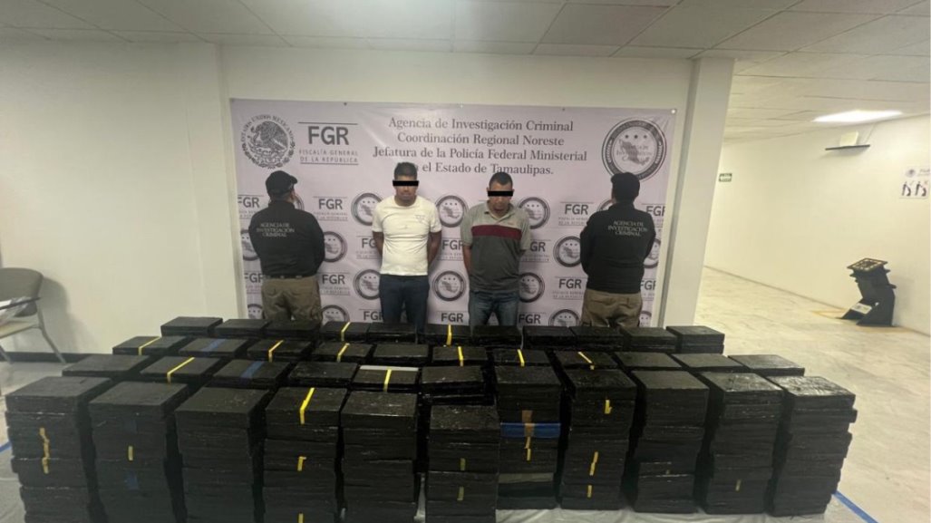 Detienen en Tamaulipas a dos hombres con más de 700 kilos de metanfetamina en cajas de tostadas