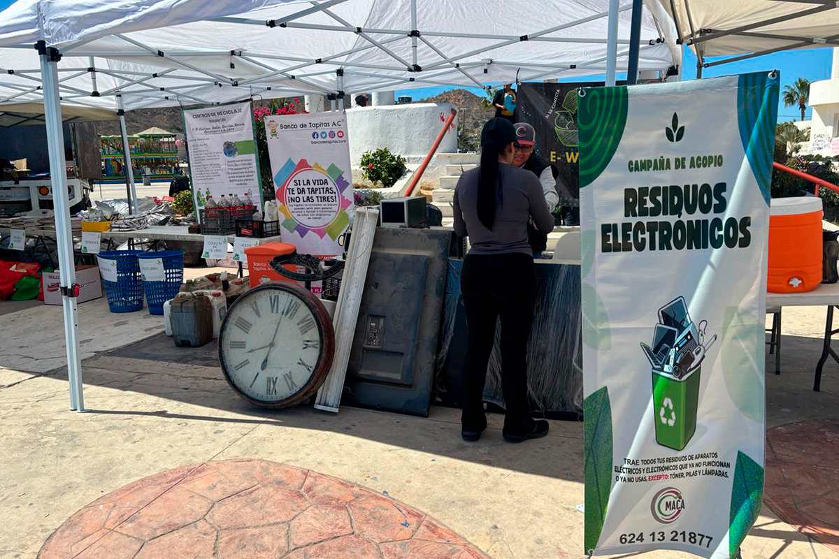 Campaña de reciclaje. Foto: Irving Thomas.