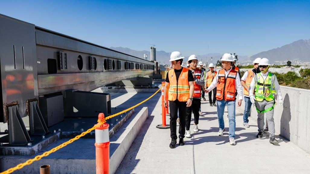 Samuel García supervisa avances en las Líneas 4 y 6 del Metro de Monterrey