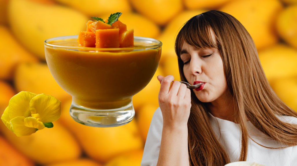 Solo con 3 ingredientes, prepara un delicioso mousse de mango