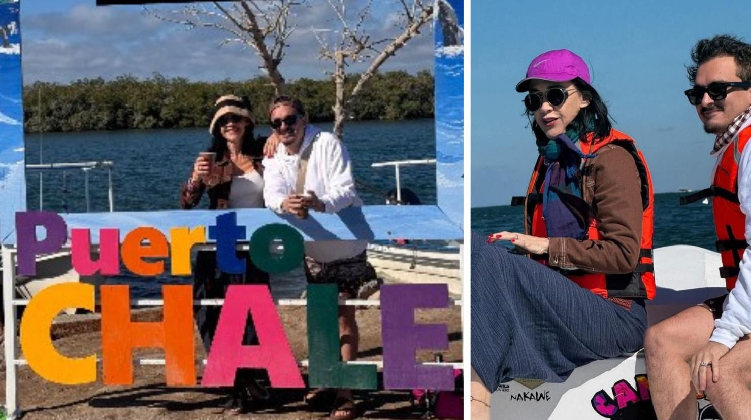 Ricardo y Susana compartieron un momento romántico mientras el sol se ocultaba en el horizonte. Foto: Instagram / Ricardo Pérez